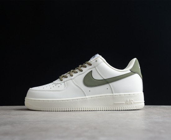 Nike Air Force 1 07 Low Cream White Dark Green CQ5059-110