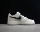 Nike Air Force 1 07 Low Light Grey Black White Shoes TQ9685-785