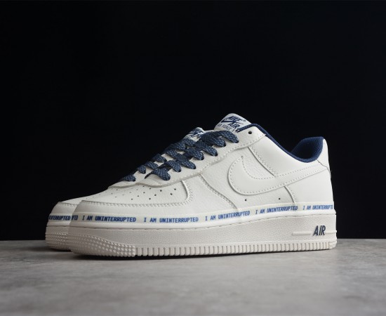 Uninterrupted x Nike Air Force 1 Low MORE THAN White Blue NU6602-301