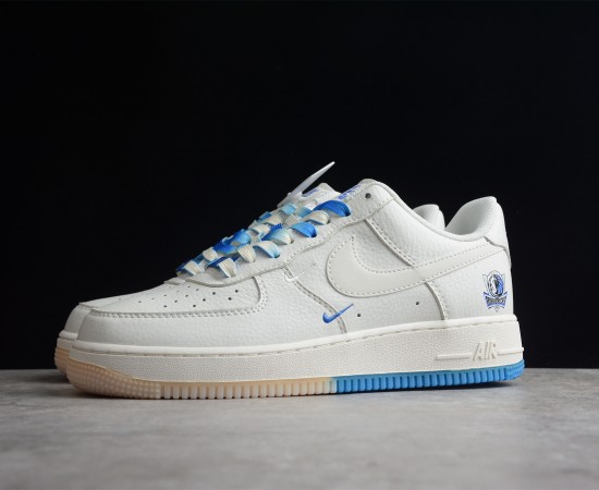 Nike Air Force 1 Low '07 “Dallas Mavericks” Blue White Sneakers DH2088-606